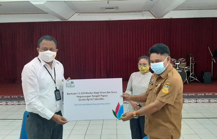 DPPAD Papua Terima Bantuan 12.250 Masker 